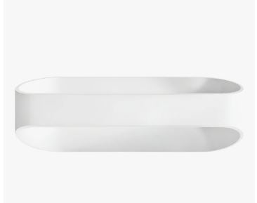 ADE-007 – LUMINARIA LED PARED OVALO GDE BLANCO 6500K