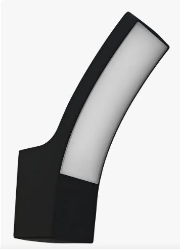 ADE-010 – LUMINARIA LED PARED CURVA NEGRA  6500K