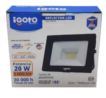 REF020 REFLECTOR LED 20W LUZ FRIA